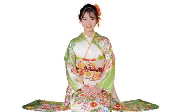 古典柄振袖
