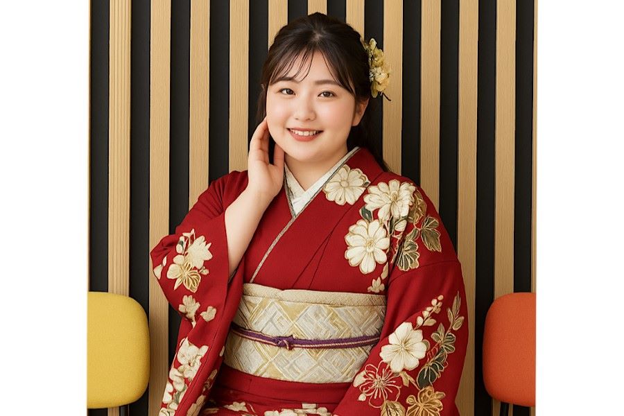 ぽっちゃり女子の振袖