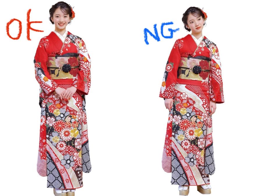 振袖のマナー画像